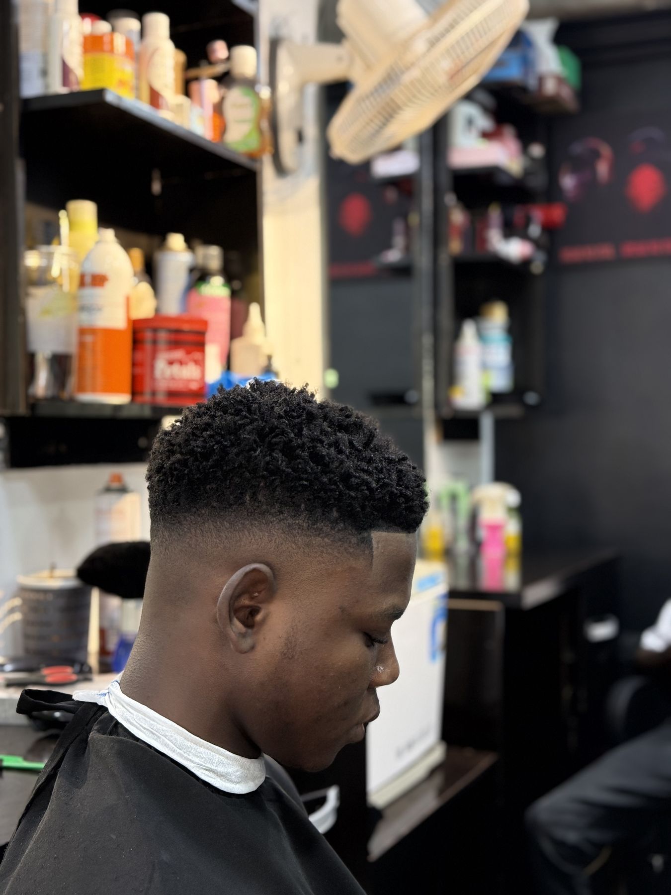 Sharp temple fade haircut, Smart Cuts Bodija