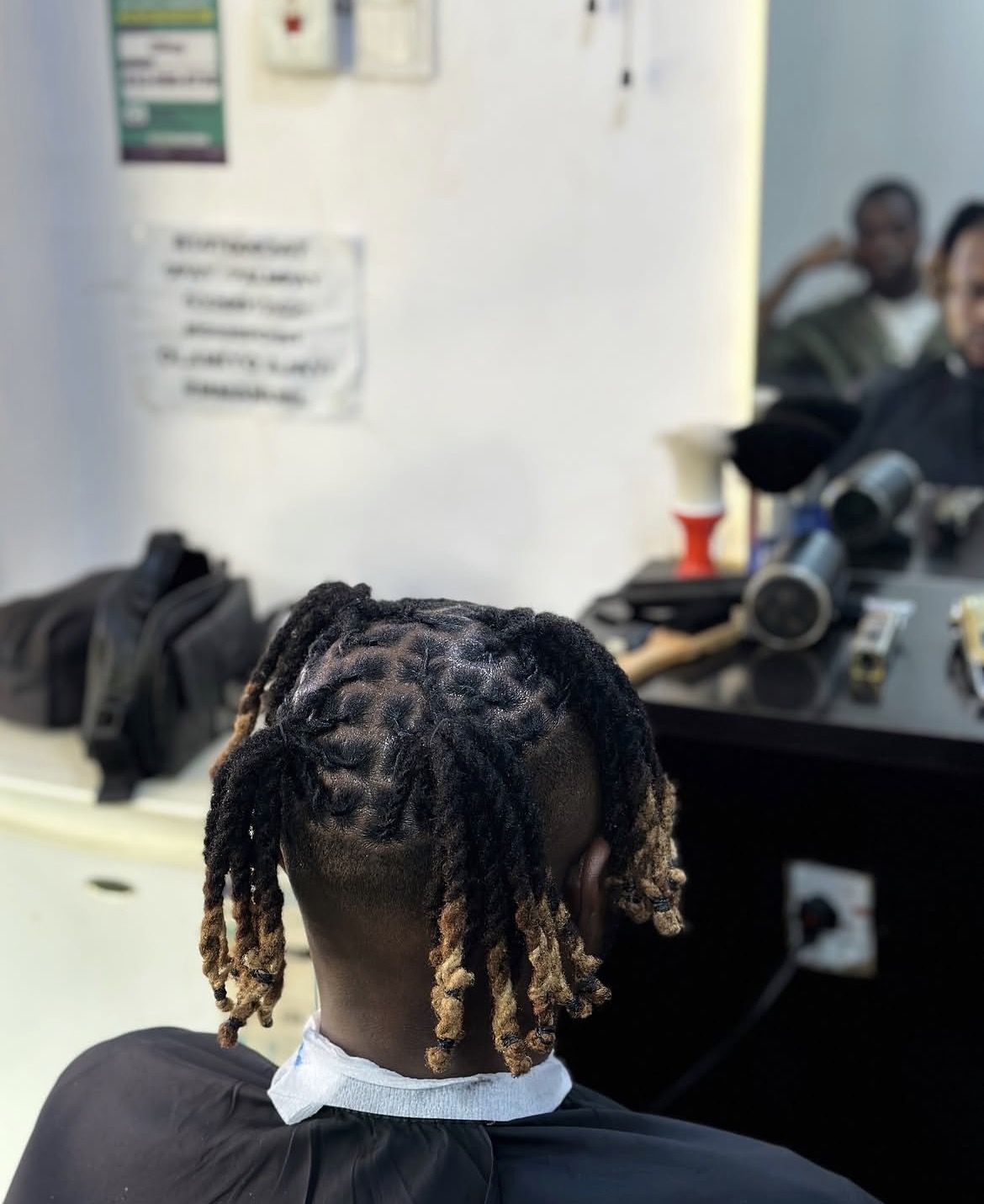 Dreadlocks with colour, Smart Cuts Bodija